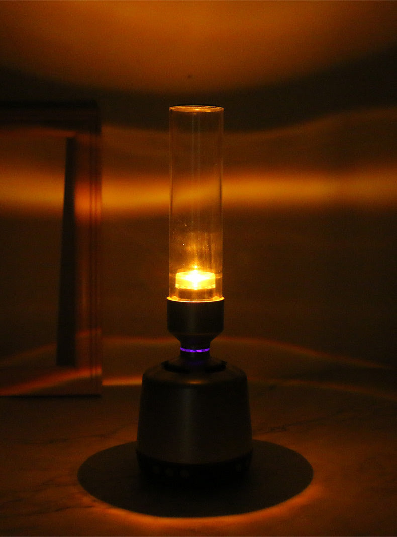 JMT-325962 Candlelight Bluetooth Speaker with Night Light and Immersive Subwoofer Function
