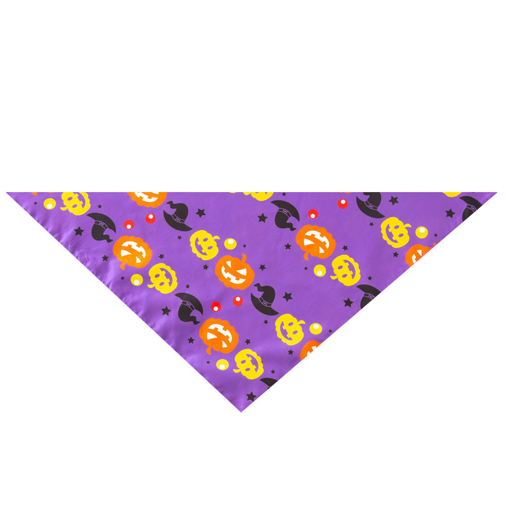 JMT-326090 Halloween Pet Saliva Towel - Casual Style for Pet Care and Festive Fun