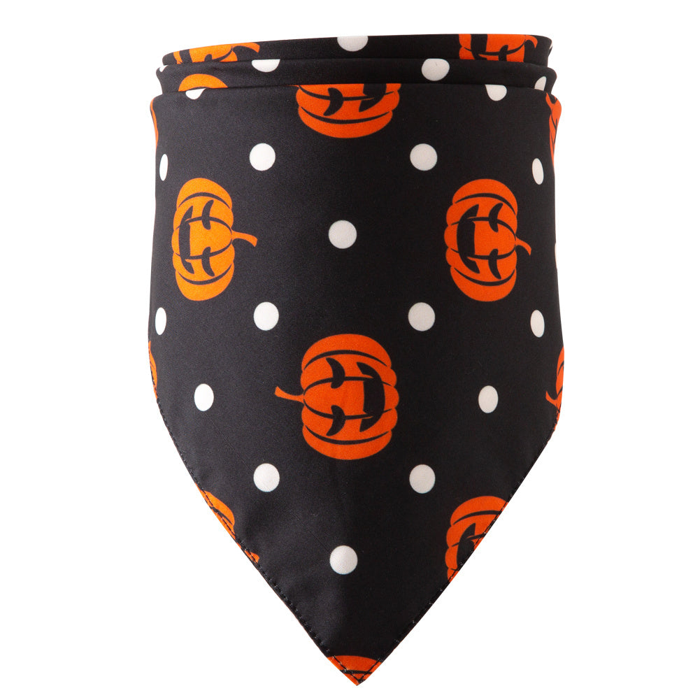 JMT-326090 Halloween Pet Saliva Towel - Casual Style for Pet Care and Festive Fun