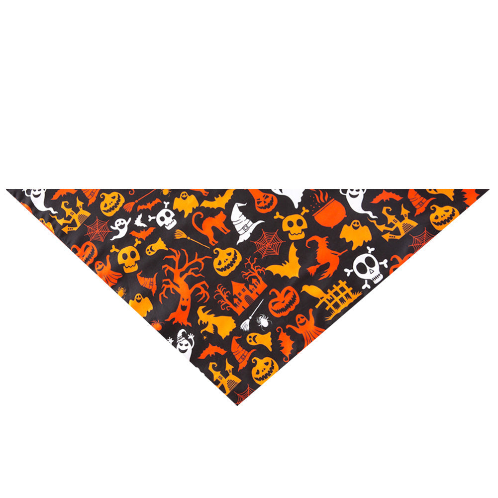 JMT-326090 Halloween Pet Saliva Towel - Casual Style for Pet Care and Festive Fun