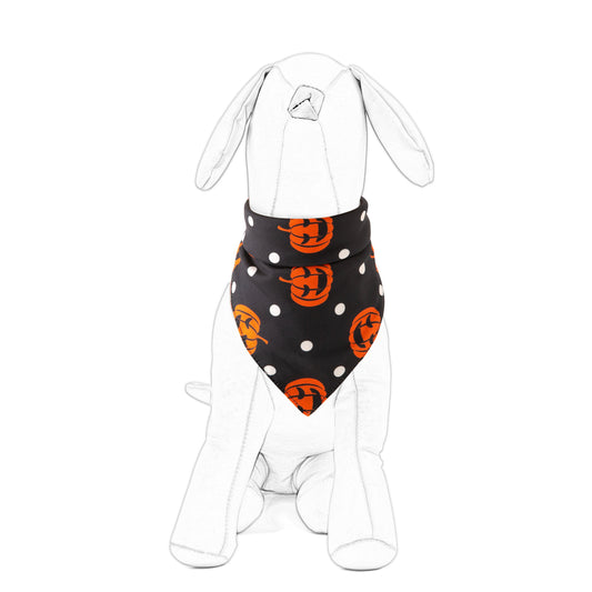 JMT-326090 Halloween Pet Saliva Towel - Casual Style for Pet Care and Festive Fun