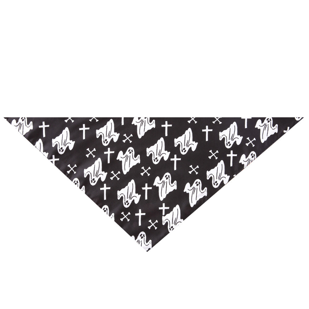 JMT-326090 Halloween Pet Saliva Towel - Casual Style for Pet Care and Festive Fun