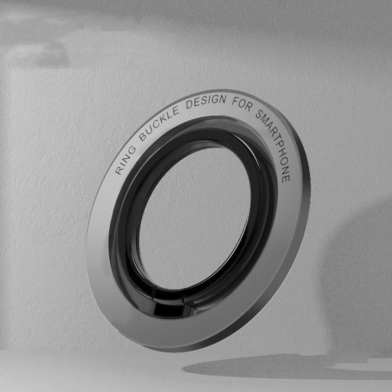 JMT-326474 Magnetic Zinc Alloy Mobile Phone Retaining Ring - Compact Design in Black, Silver, or Blue