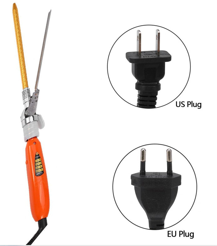 JMT-326602 Automatic Tourmaline Ceramic Curling Iron - 21-30 mm Diameter, Digital Temperature Control, 160-220 °C, 360° Rotatable Power Cord