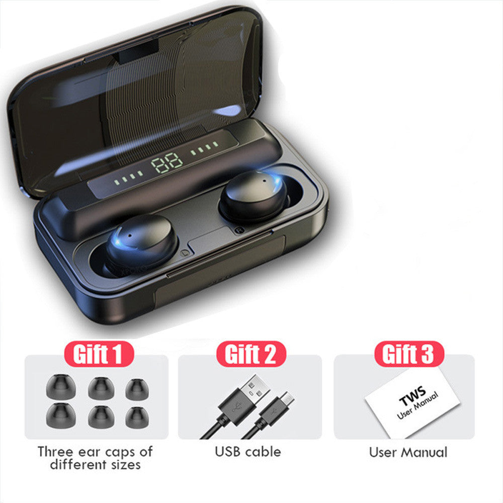 JMT-326602 Bluetooth Wireless Earbuds with Battery Display and Voice Control
