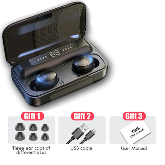 JMT-326602 Bluetooth Wireless Earbuds with Battery Display and Voice Control