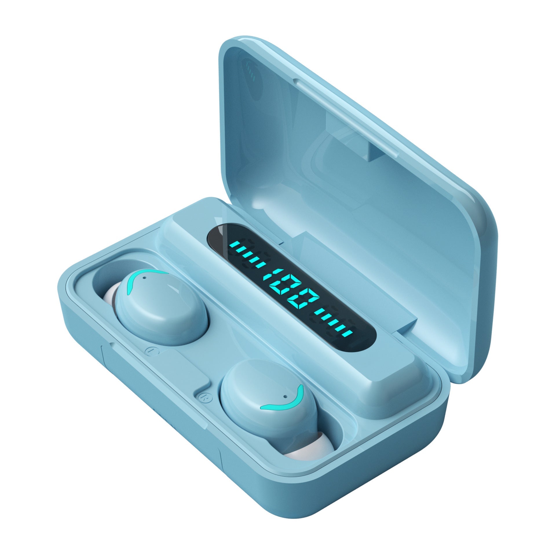 JMT-326602 Bluetooth Wireless Earbuds with Battery Display and Voice Control