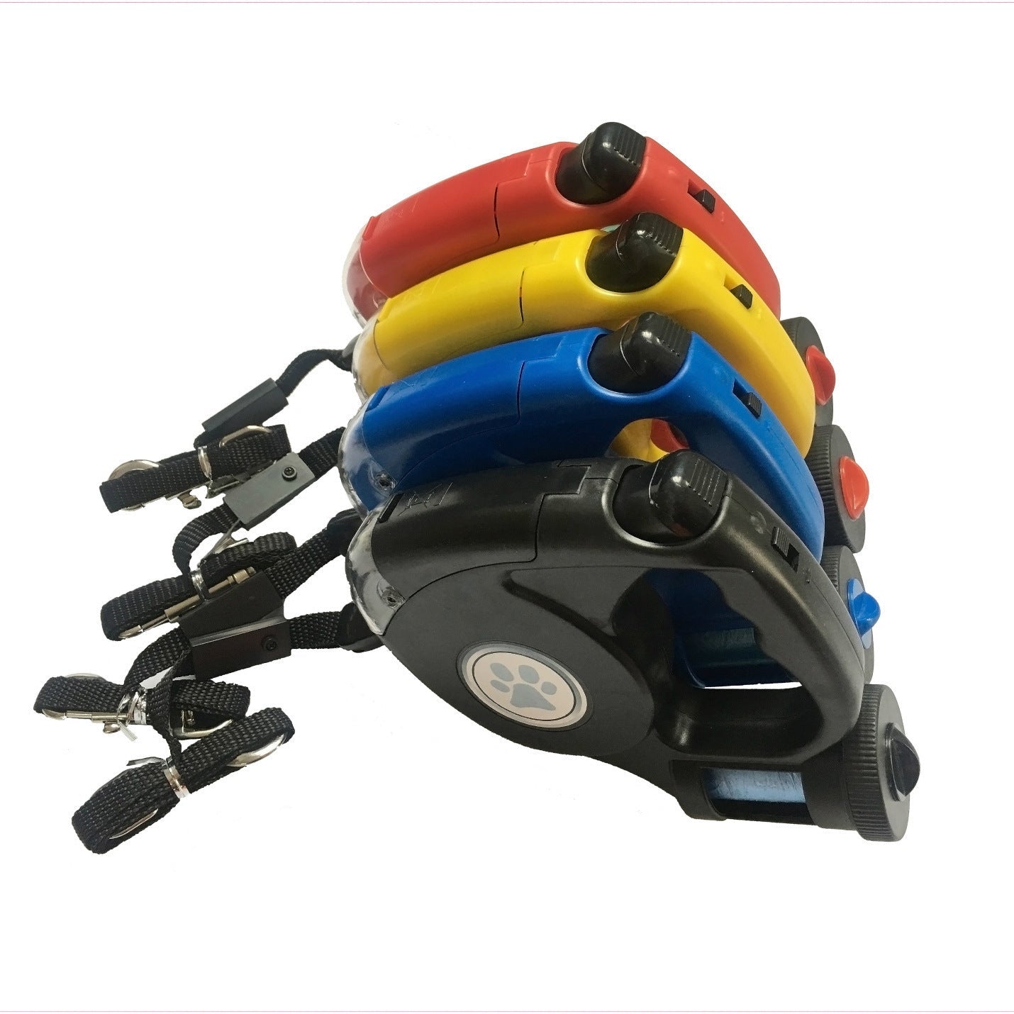 JMT-327114 Automatic Retractable Pet Traction Rope with LED Light - Durable ABS Material in Multiple Colors