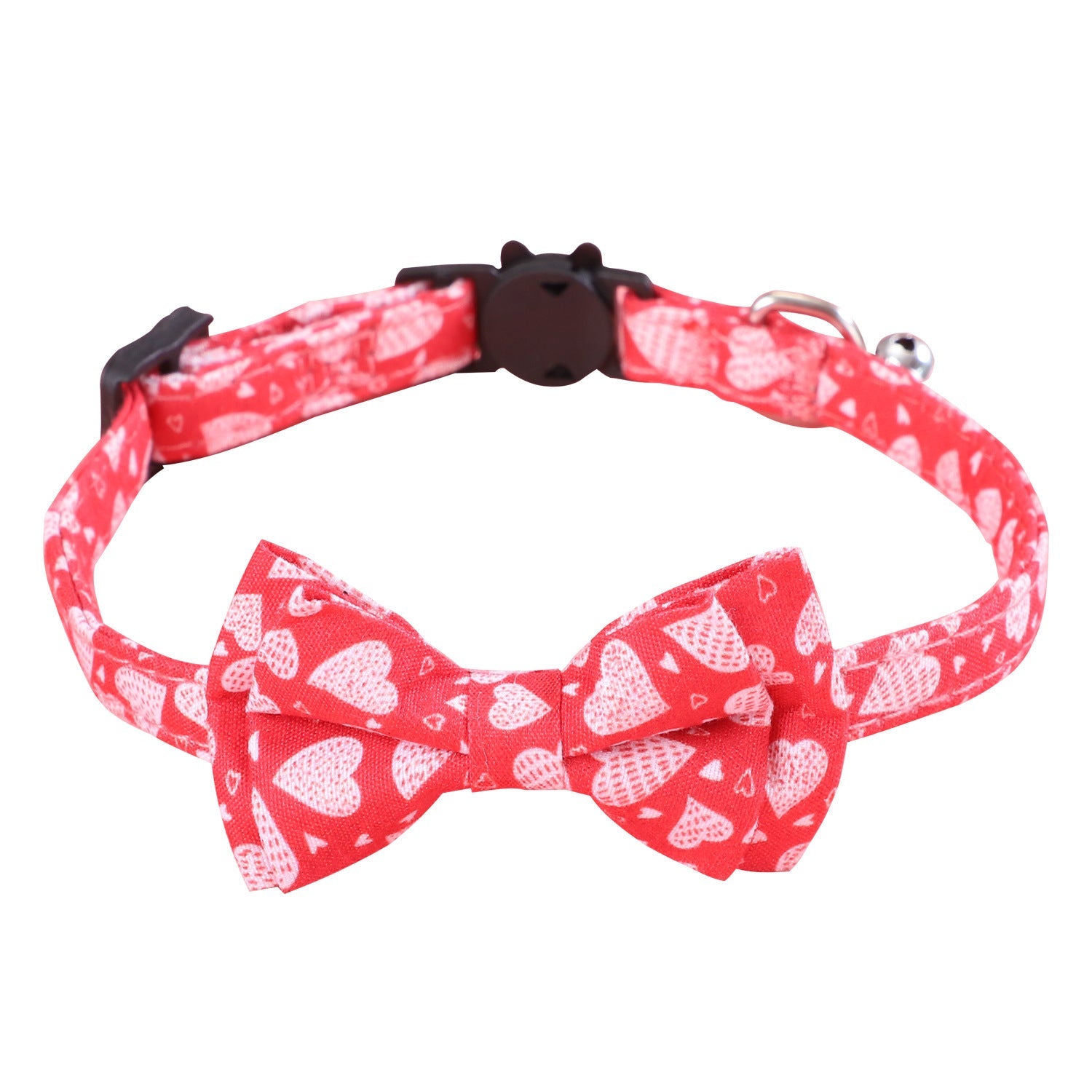 JMT-327434 Valentine's Day Pet Leash Bow Tie with Heart Pattern