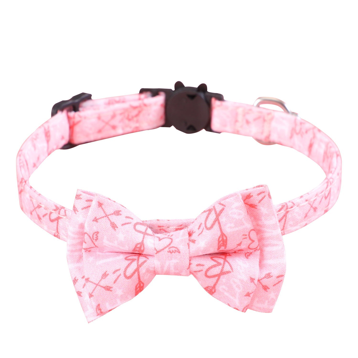 JMT-327434 Valentine's Day Pet Leash Bow Tie with Heart Pattern