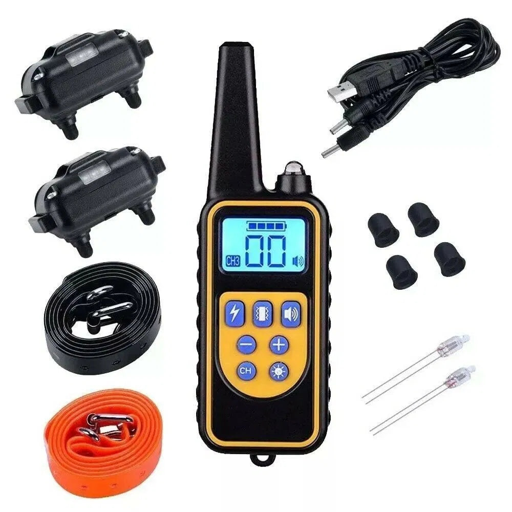 JMT-327754 Rechargeable Waterproof Remote Dog Training Collar with 3000 FT Range