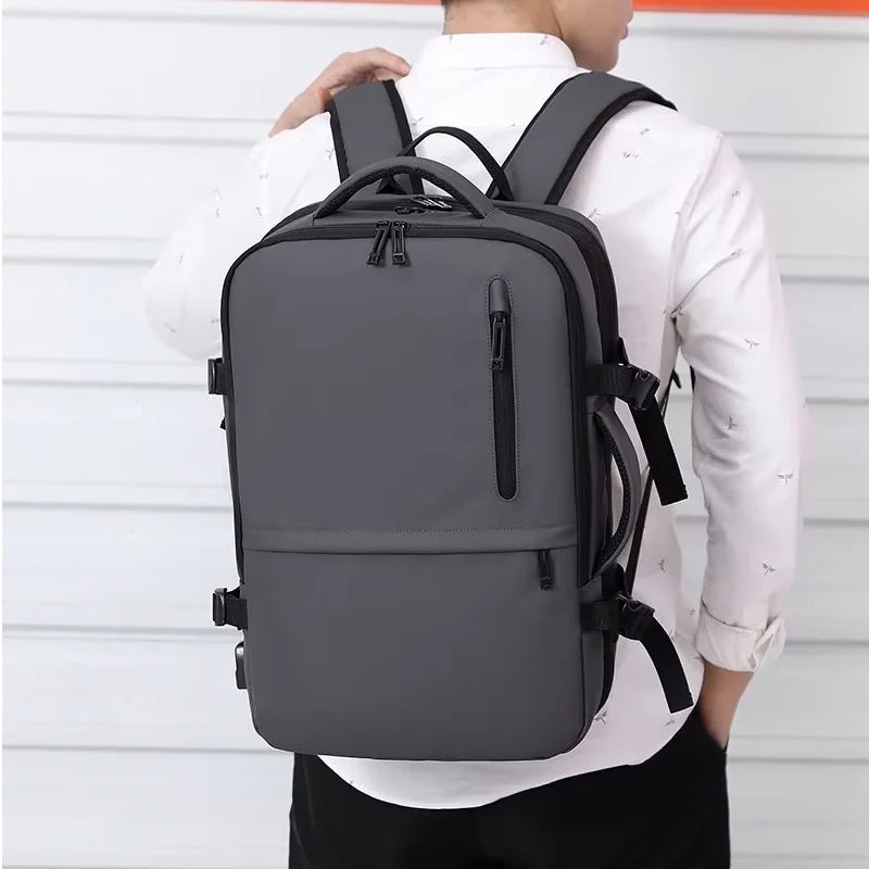 JMT-327946 Waterproof 17-Inch Laptop Backpack with Custom Logo Space and Multiple Compartments