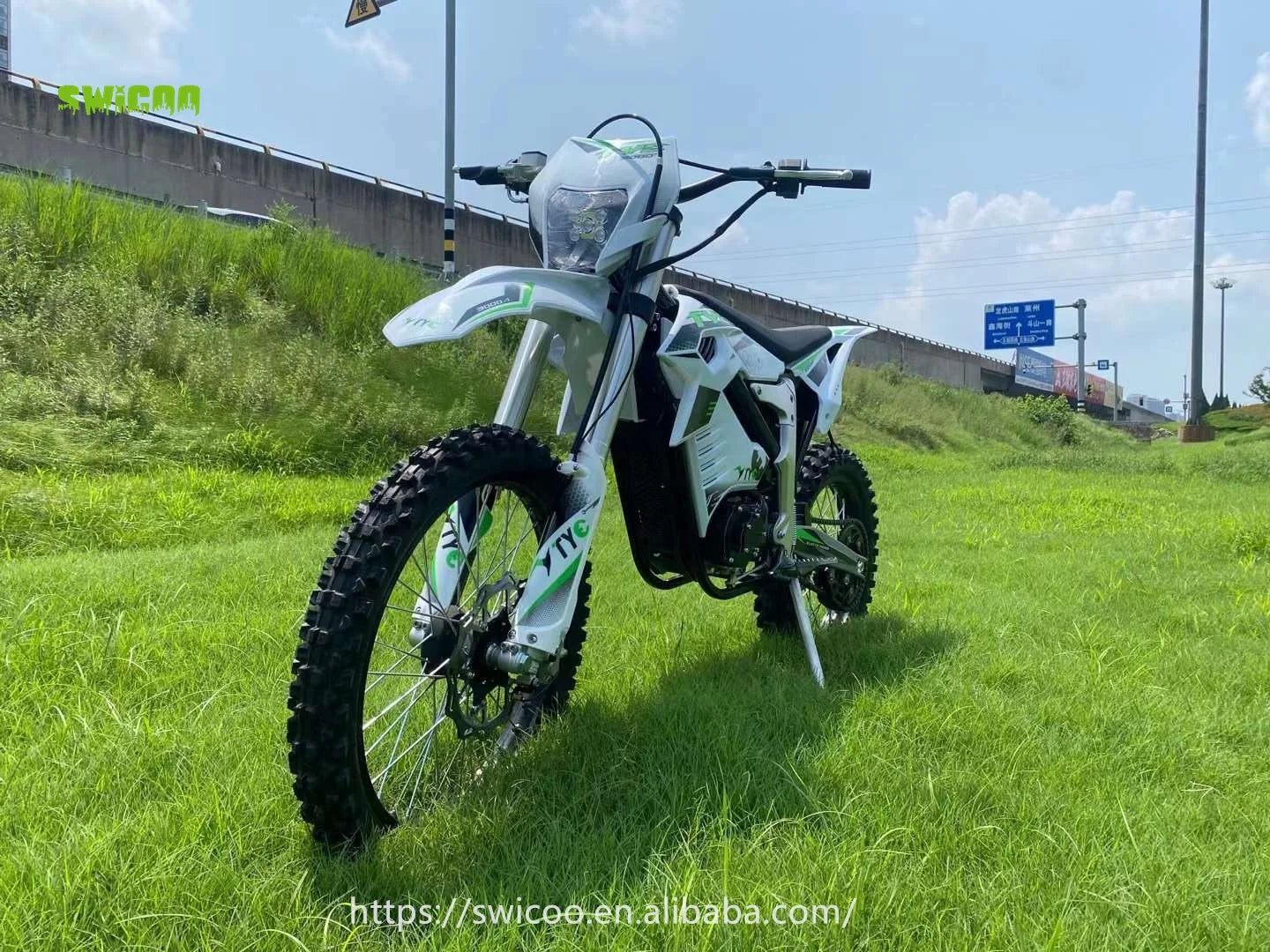 JMT-328522 Electric Adult Dirt Bike with 72V Lithium Battery Option , Top Speed 27.9 mph