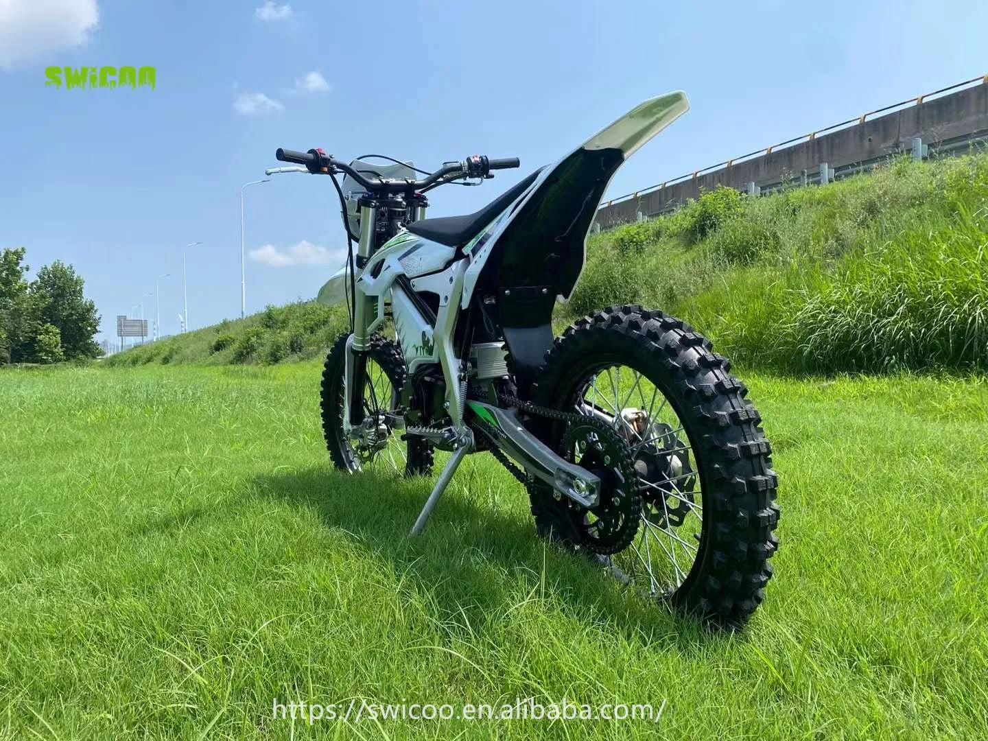 JMT-328522 Electric Adult Dirt Bike with 72V Lithium Battery Option , Top Speed 27.9 mph