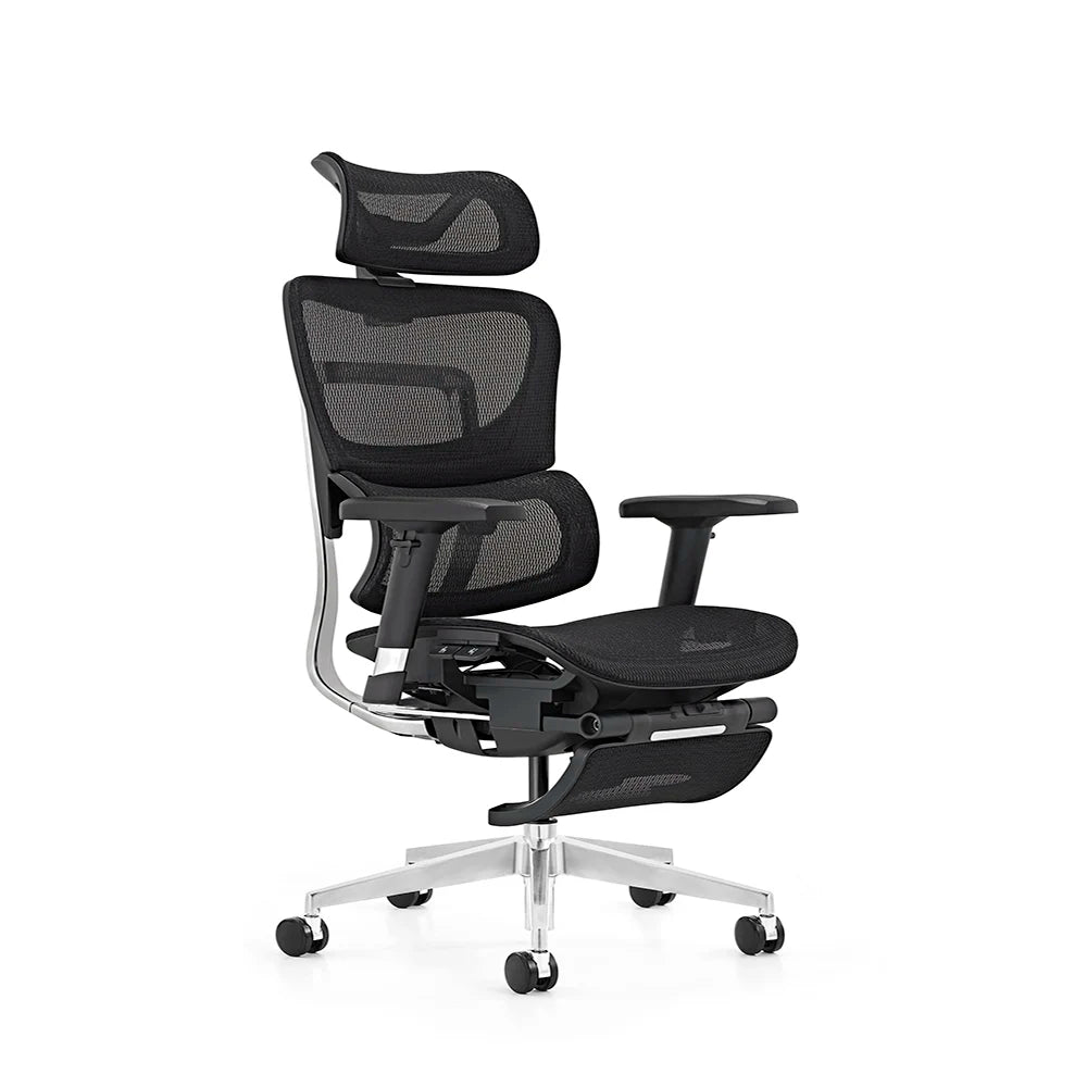 JMT-328522 Ergonomic Mesh High Back Office Chair with Adjustable 3D Armrests and Swivel Function