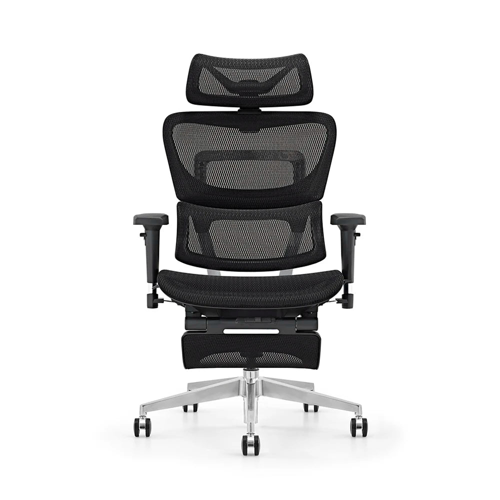 JMT-328522 Ergonomic Mesh High Back Office Chair with Adjustable 3D Armrests and Swivel Function