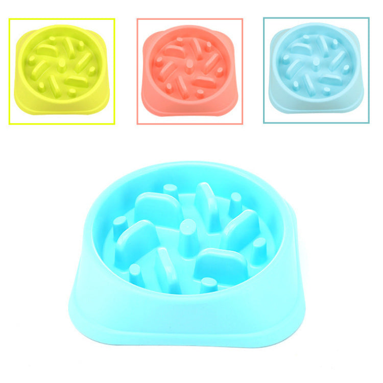 JMT-329098 Eco-Friendly Anti-Choking Slow Feed Dog Bowl - 20.5cm Bottom Diameter, 19cm Mouth Diameter, 4.5cm Height