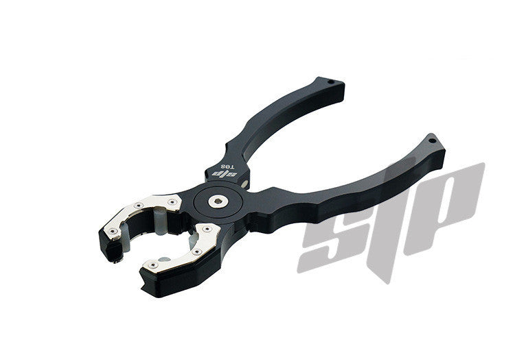 JMT-329226 Black Multi-Function Fixed Pliers - Versatile Hardware Tool for Everyday Tasks
