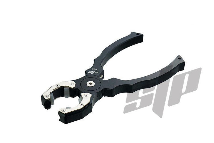 JMT-329226 Black Multi-Function Fixed Pliers - Versatile Hardware Tool for Everyday Tasks