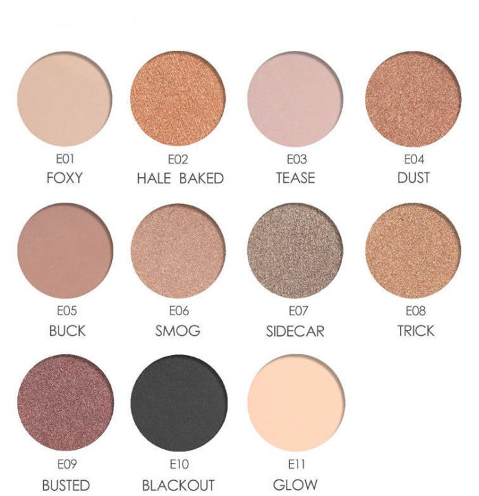 JMT-329354 Matte Nude Eye Shadow Palette with Silky Texture and Long-Lasting Finish
