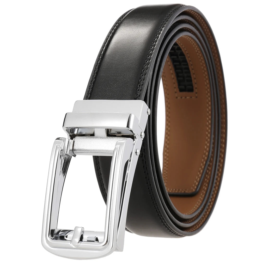 JMT-329674 Men's Leather Belt 3.0cm - Classic Design and Durable Material, Perfect for Everyday Wear