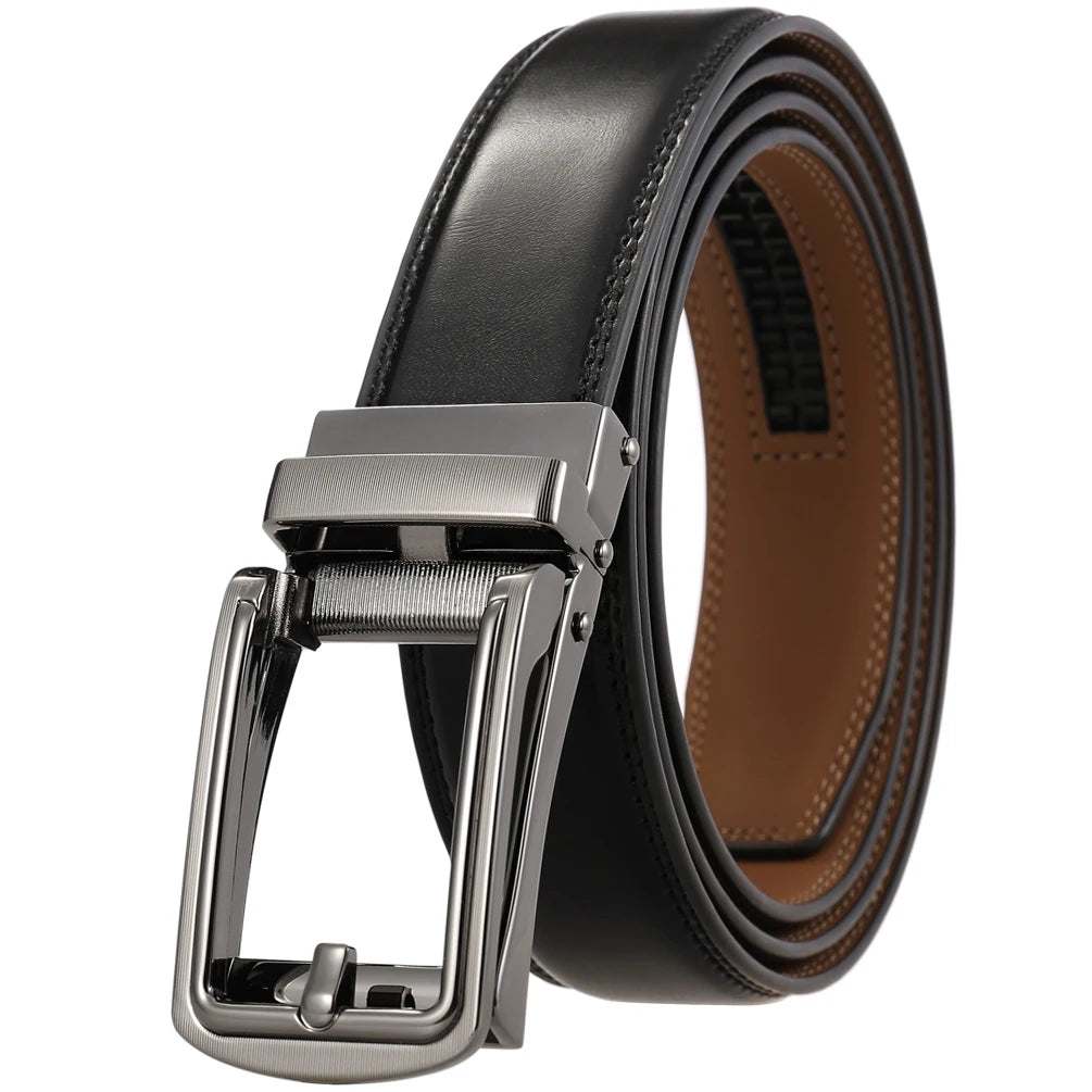 JMT-329674 Men's Leather Belt 3.0cm - Classic Design and Durable Material, Perfect for Everyday Wear