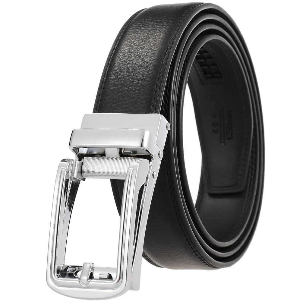 JMT-329674 Men's Leather Belt 3.0cm - Classic Design and Durable Material, Perfect for Everyday Wear