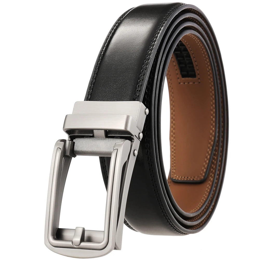 JMT-329674 Men's Leather Belt 3.0cm - Classic Design and Durable Material, Perfect for Everyday Wear