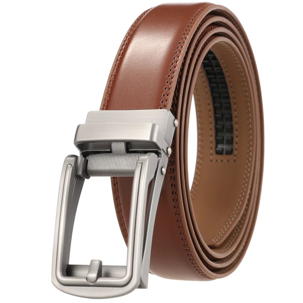 JMT-329674 Men's Leather Belt 3.0cm - Classic Design and Durable Material, Perfect for Everyday Wear