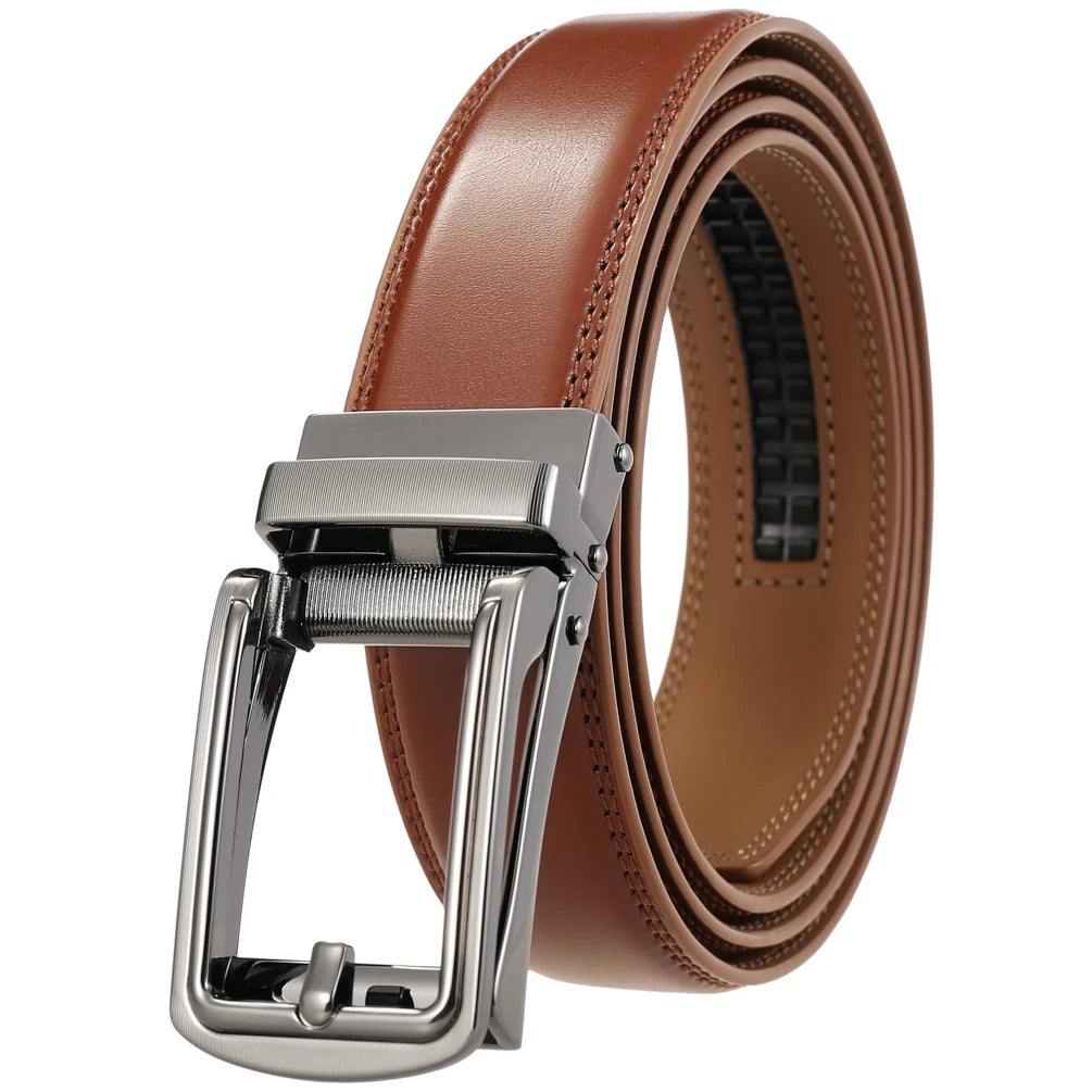 JMT-329674 Men's Leather Belt 3.0cm - Classic Design and Durable Material, Perfect for Everyday Wear