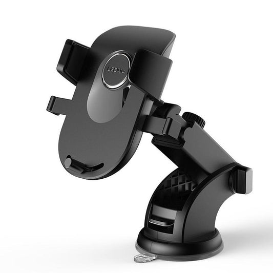 JMT-329930 Universal Suction Cup Mobile Phone Holder for Devices Under 6 Inches - Purple & Black