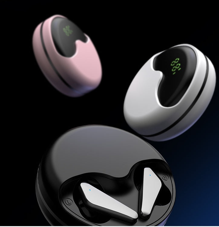 JMT-330058 Wireless Bluetooth 5.1 Earbuds with Charging Case and Auto Sleep Function