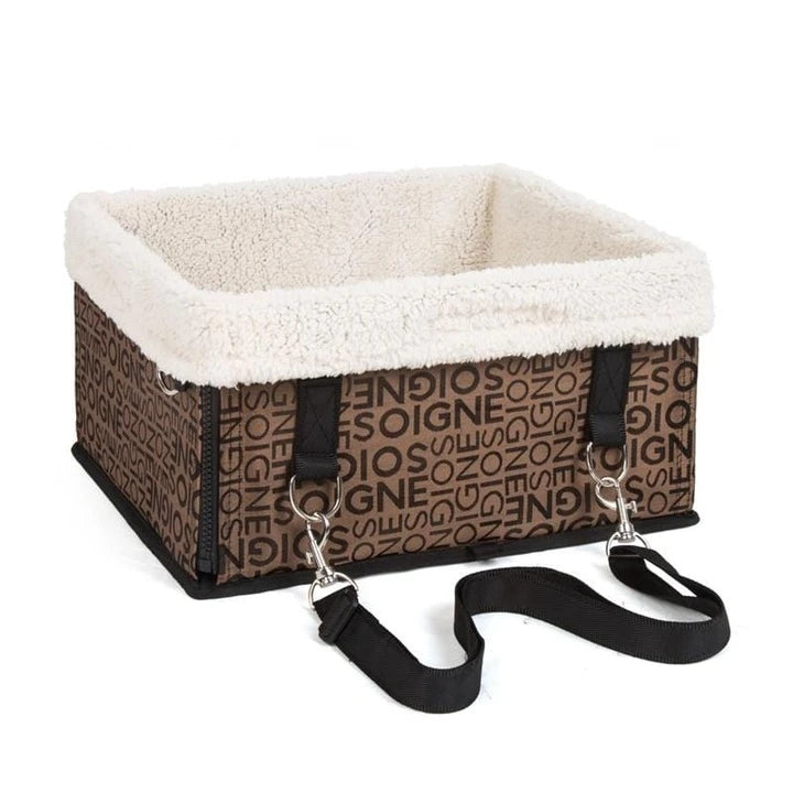 JMT-330314 Portable Waterproof Foldable Dog Car Seat with Elevated Frame