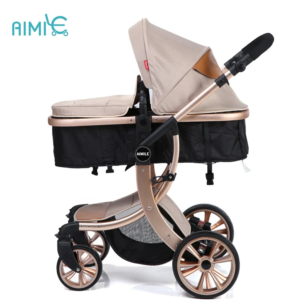JMT-331402 3-in-1 Convertible Baby Stroller with 360-Degree Rotate Function for Newborns
