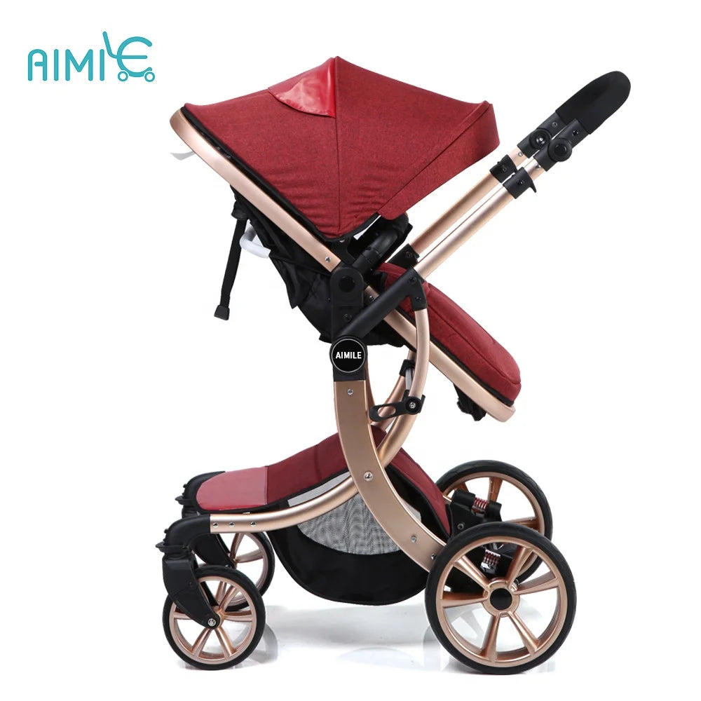 JMT-331402 3-in-1 Convertible Baby Stroller with 360-Degree Rotate Function for Newborns
