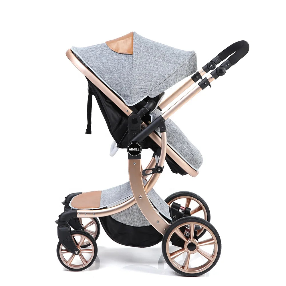 JMT-331402 3-in-1 Convertible Baby Stroller with 360-Degree Rotate Function for Newborns
