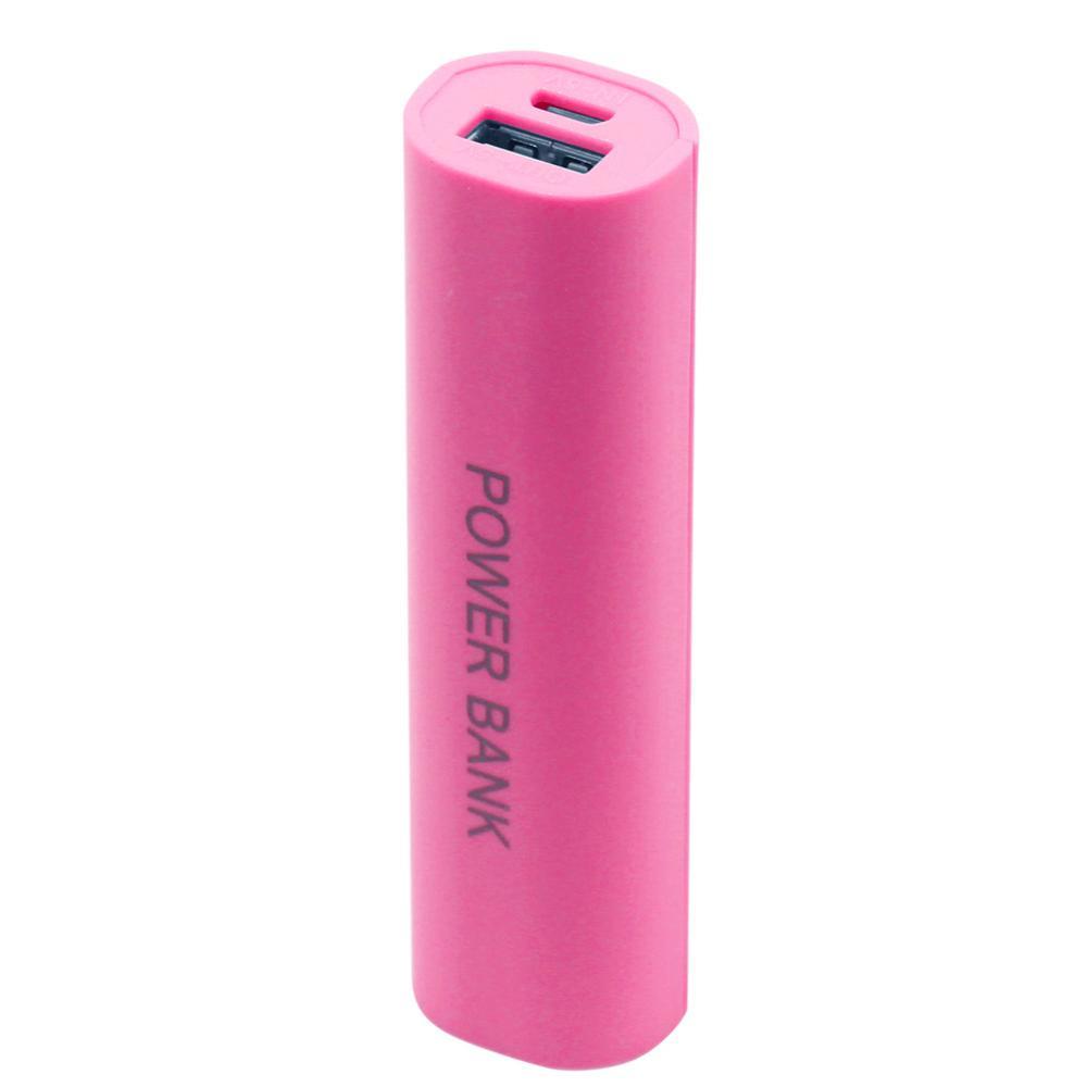 JMT-331402 Detachable Portable 18650 Battery Pack with USB Charging - Black, Blue, Pink, White, Green, Yellow Options
