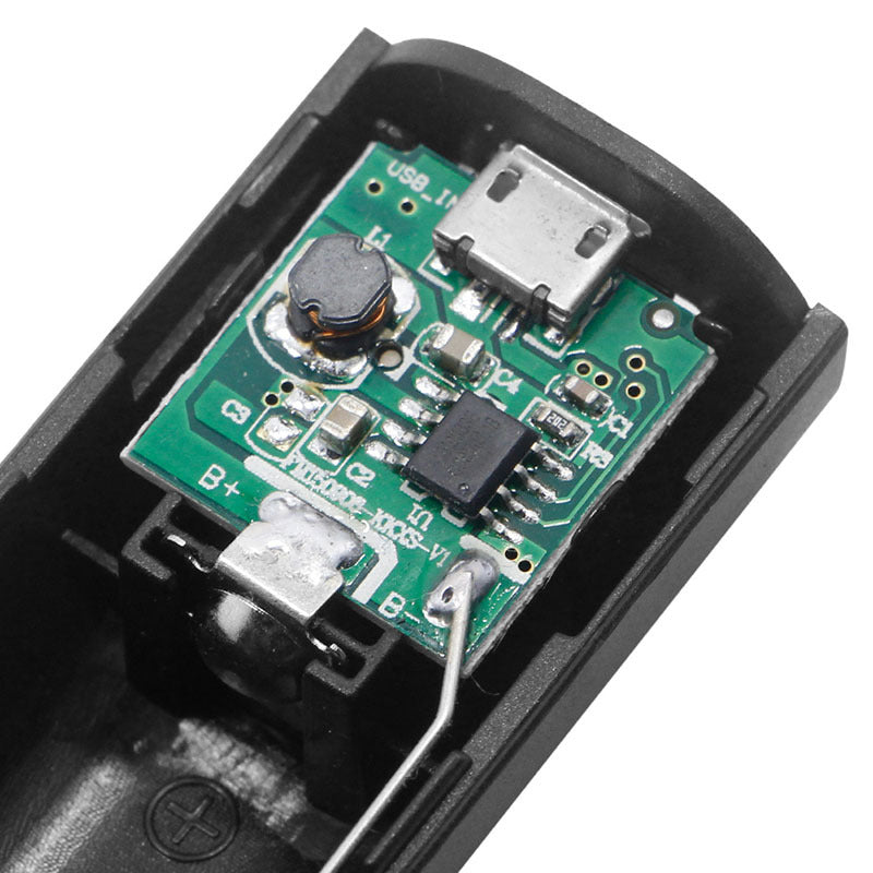 JMT-331402 Detachable Portable 18650 Battery Pack with USB Charging - Black, Blue, Pink, White, Green, Yellow Options