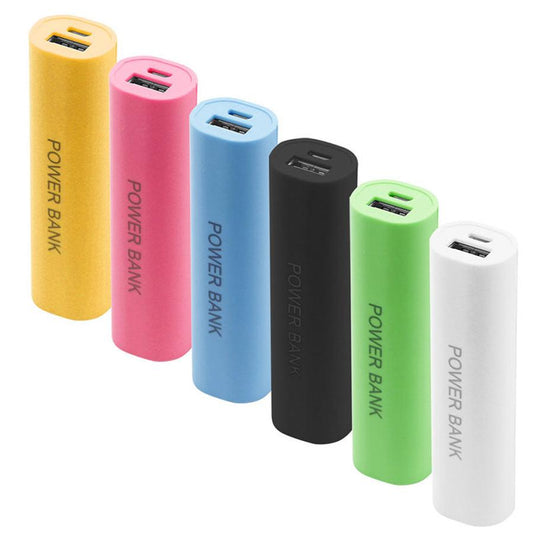 JMT-331402 Detachable Portable 18650 Battery Pack with USB Charging - Black, Blue, Pink, White, Green, Yellow Options