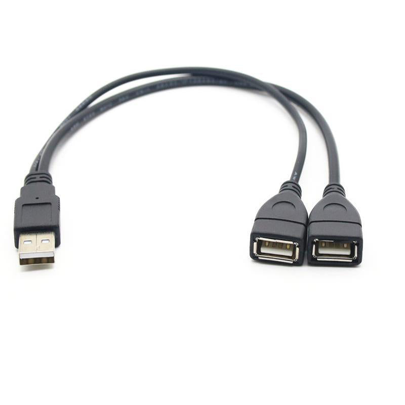 JMT-331402 Mounted USB Data and Charging Cable Extension Adapter - 15cm Length, Flame Retardant Design