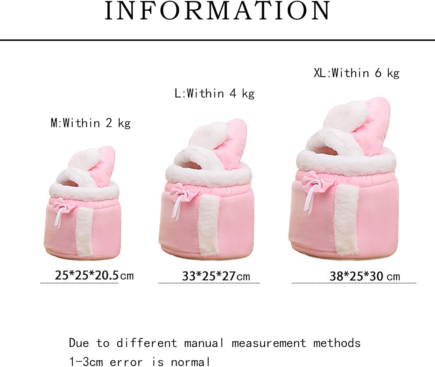 JMT-331466 Cozy Cat & Dog Carrier Backpack with Double Pockets for Travel and Comfort