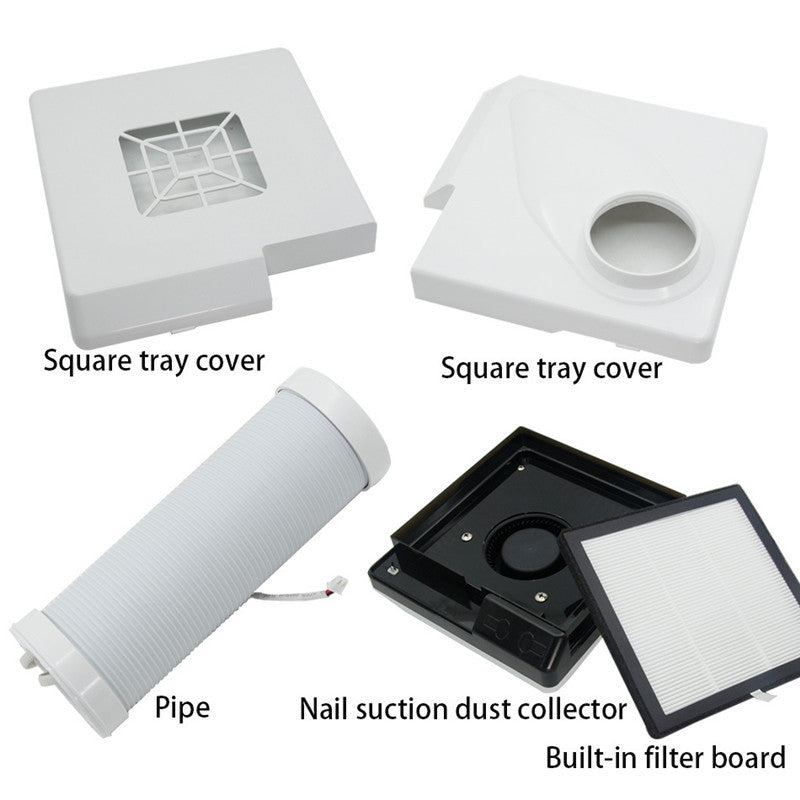 JMT-331530 Single Fan Nail Dust Vacuum Cleaner for Nail Art - White