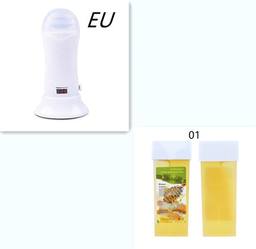 JMT-332618 Hair Removal Hot Wax Machine with 12 Color Wax and 100 Wax Papers, 40W Power