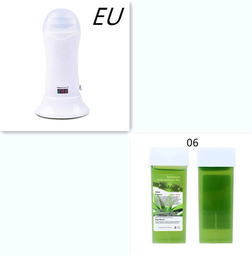 JMT-332618 Hair Removal Hot Wax Machine with 12 Color Wax and 100 Wax Papers, 40W Power