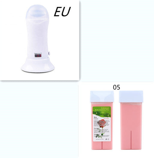 JMT-332618 Hair Removal Hot Wax Machine with 12 Color Wax and 100 Wax Papers, 40W Power