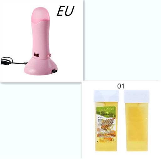 JMT-332618 Hair Removal Hot Wax Machine with 12 Color Wax and 100 Wax Papers, 40W Power