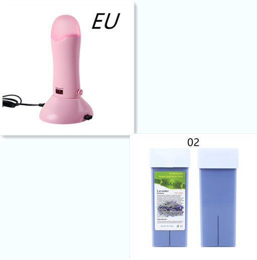 JMT-332618 Hair Removal Hot Wax Machine with 12 Color Wax and 100 Wax Papers, 40W Power
