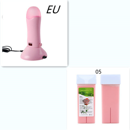 JMT-332618 Hair Removal Hot Wax Machine with 12 Color Wax and 100 Wax Papers, 40W Power
