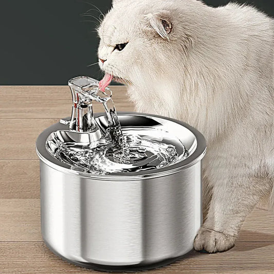 JMT-332746 Automatic Stainless Steel Pet Water Fountain with Filter and Sensor