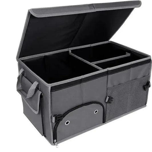 JMT-333002 Portable Folding Car Storage Box and Garden Trunk Organizer - Space-Saving Solution for Your Vehicle